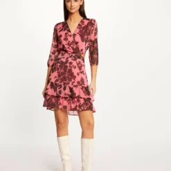 Robe Droite Imprimé Floral Multico Femme 9 Robe Droite Imprimé Floral Multico Femme -Morgandetoi Boutique robe droite imprime floral multico femme vue5 32536300931280900