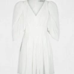 Robe évasée Avec Manches Bouffantes Ecru Femme -Morgandetoi Boutique robe evasee avec manches bouffantes ecru femme vue3 32536300938570201