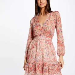 Robe évasée Imprimé Floral Multico Femme -Morgandetoi Boutique robe evasee imprime floral multico femme vue6 32536300945590900