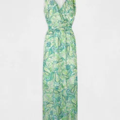 Robe Longue évasée Imprimé Cachemire Multico Femme -Morgandetoi Boutique robe longue evasee imprime cachemire multico femme vue3 32536300939620900