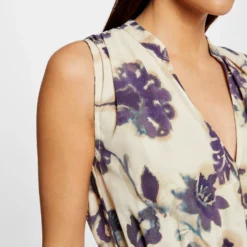 Robe Longue évasée Imprimé Floral Multico Femme -Morgandetoi Boutique robe longue evasee imprime floral multico femme vue6 32536300955250900