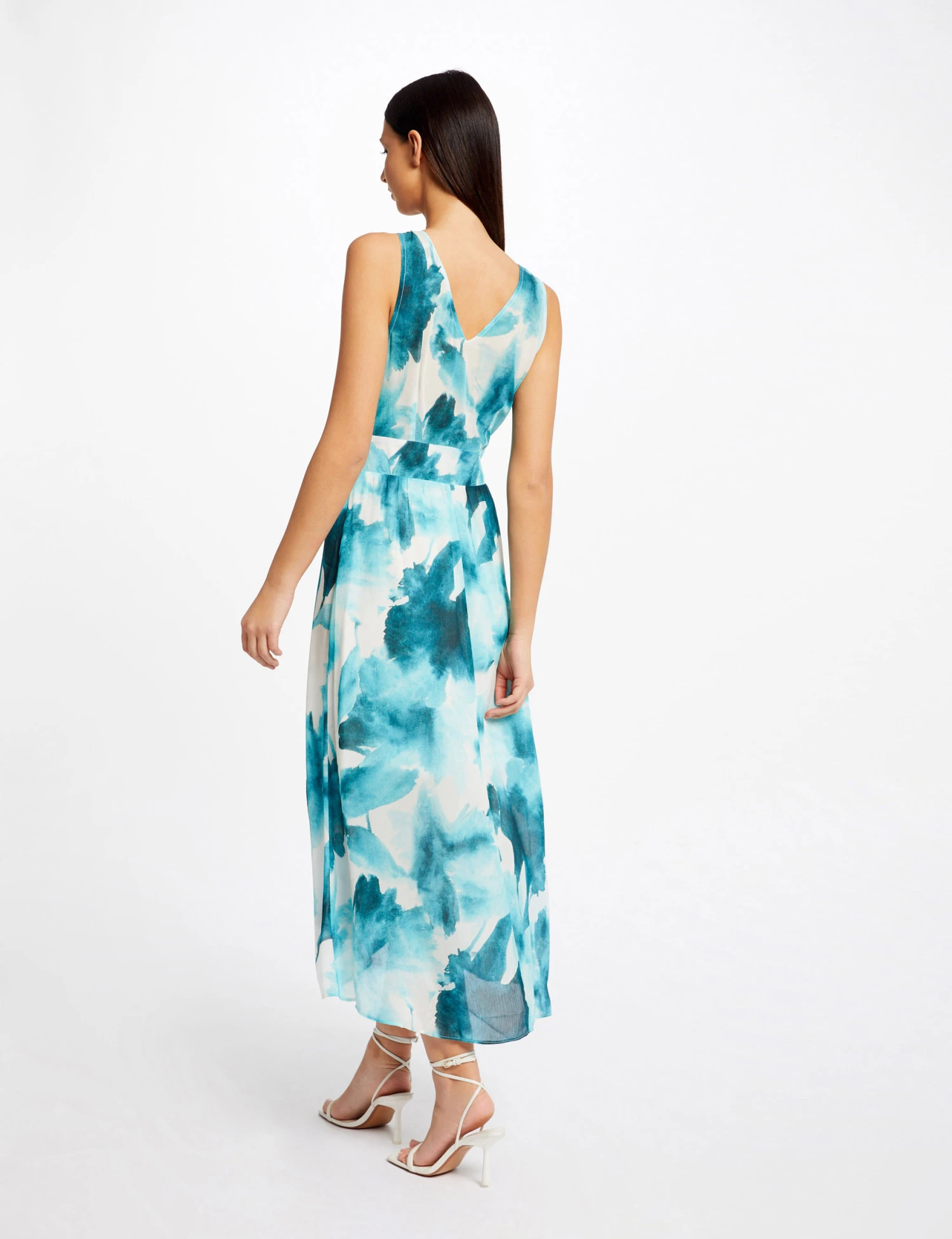 Robe Longue Portefeuille Imprimée Multico Femme 2 Robe Longue Portefeuille Imprimée Multico Femme – Image 2