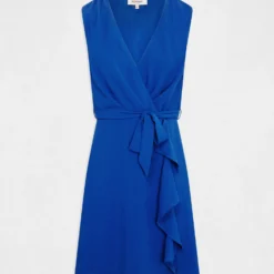 Robe Portefeuille Fluide Ceinturée Bleu Electrique Femme 10 Robe Portefeuille Fluide Ceinturée Bleu Electrique Femme -Morgandetoi Boutique robe portefeuille fluide ceinturee bleu electrique femme vue3 32536300950480314
