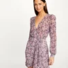 Robe Portefeuille Imprimé Floral Multico Femme