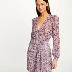 Robe Portefeuille Imprimé Floral Multico Femme