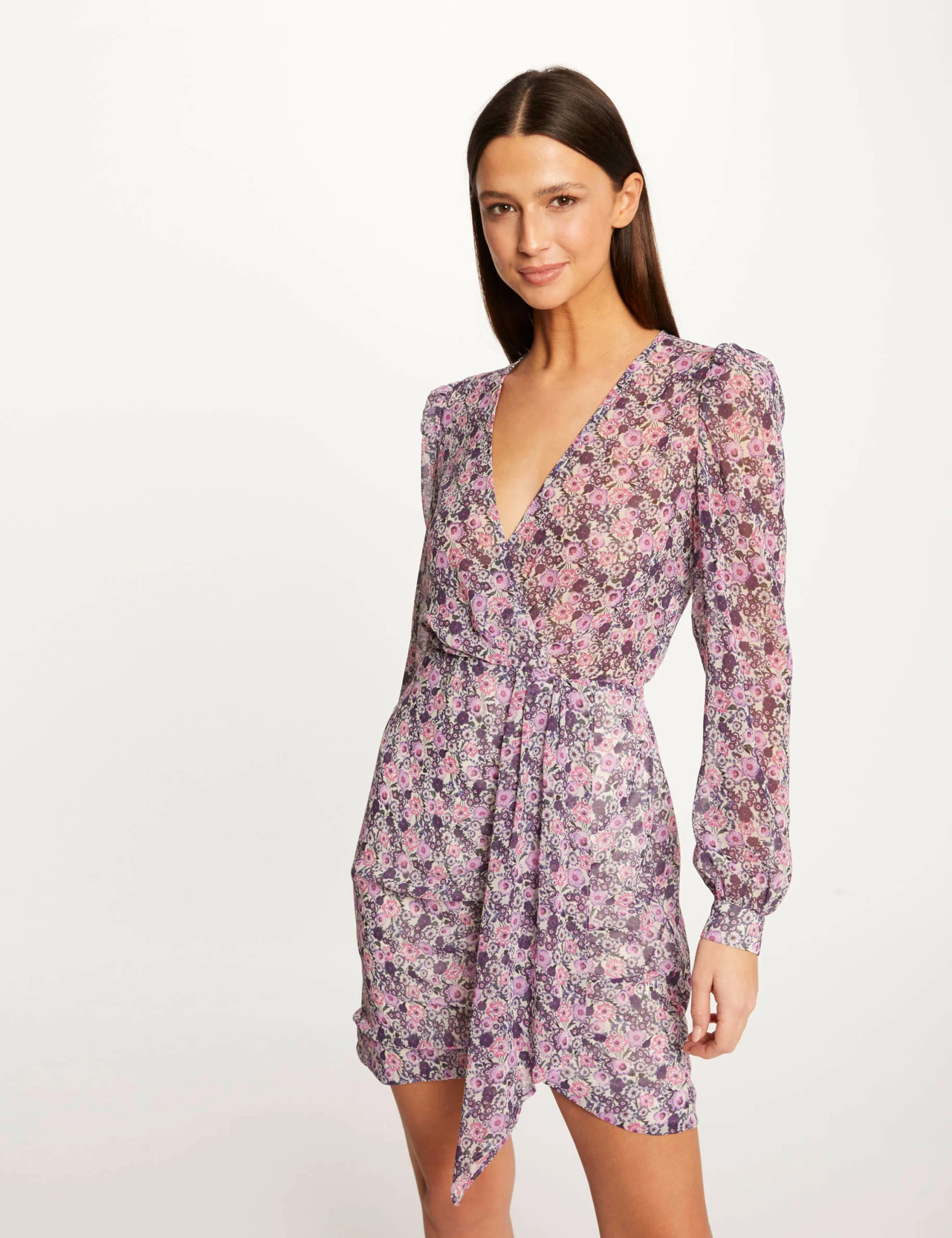 Robe Portefeuille Imprimé Floral Multico Femme 1 Robe Portefeuille Imprimé Floral Multico Femme