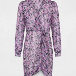 Robe Portefeuille Imprimé Floral Multico Femme 10 Robe Portefeuille Imprimé Floral Multico Femme -Morgandetoi Boutique robe portefeuille imprime floral multico femme vue3 32536300941380900