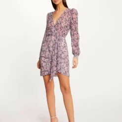 Robe Portefeuille Imprimé Floral Multico Femme 9 Robe Portefeuille Imprimé Floral Multico Femme -Morgandetoi Boutique robe portefeuille imprime floral multico femme vue5 32536300941380900
