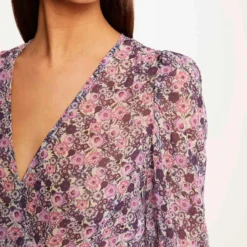 Robe Portefeuille Imprimé Floral Multico Femme 8 Robe Portefeuille Imprimé Floral Multico Femme -Morgandetoi Boutique robe portefeuille imprime floral multico femme vue6 32536300941380900