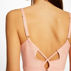 Robe Pull Longue Ajustée à Bretelles Rose Moyen Femme 7 Robe Pull Longue Ajustée à Bretelles Rose Moyen Femme -Morgandetoi Boutique robe pull longue ajustee a bretelles rose moyen femme vue6 32536300938450514