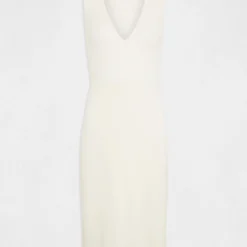 Robe Pull Midi Ajustée Col En V Ivoire Femme 8 Robe Pull Midi Ajustée Col En V Ivoire Femme -Morgandetoi Boutique robe pull midi ajustee col en v ivoire femme vue3 32536300949840203