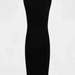 Robe Pull Midi Ajustée Dos Dentelle Noir Femme -Morgandetoi Boutique robe pull midi ajustee dos dentelle noir femme vue3 32536300950060100