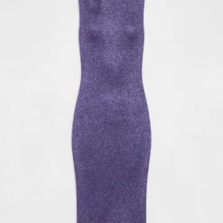 Robe Pull Midi Ajustée Fils Métallisés Violet Femme 10 Robe Pull Midi Ajustée Fils Métallisés Violet Femme -Morgandetoi Boutique robe pull midi ajustee fils metallises violet femme vue3 32536300953750310