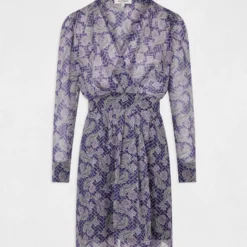 Robe Trapèze Imprimé Cachemire Multico Femme -Morgandetoi Boutique robe trapeze imprime cachemire multico femme vue3 32536300923220900