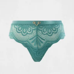 Shorty En Dentelle Bleu Femme -Morgandetoi Boutique shorty en dentelle bleu femme vue3 32536300958650300