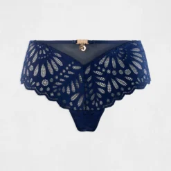 Shorty En Dentelle Marine Femme -Morgandetoi Boutique shorty en dentelle marine femme vue3 32536300954840301