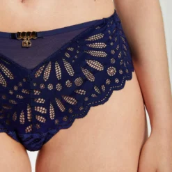 Shorty En Dentelle Marine Femme -Morgandetoi Boutique shorty en dentelle marine femme vue4 32536300954840301