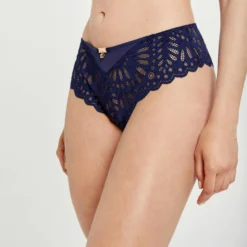 Shorty En Dentelle Marine Femme -Morgandetoi Boutique shorty en dentelle marine femme vue5 32536300954840301