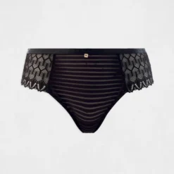 Shorty En Dentelle Noir Femme -Morgandetoi Boutique shorty en dentelle noir femme vue3 32536300957190100