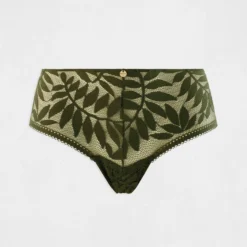 Shorty En Dentelle Vert Kaki Femme -Morgandetoi Boutique shorty en dentelle vert kaki femme vue3 32536300958690603