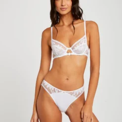 Slip En Dentelle Blanc Femme -Morgandetoi Boutique slip en dentelle blanc femme vue5 32536300958680200