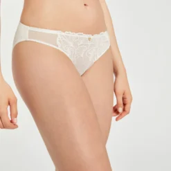 Slip En Dentelle Ivoire Femme -Morgandetoi Boutique slip en dentelle ivoire femme vue5 32536300958720203