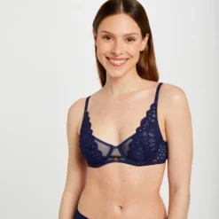 Soutien-gorge Armatures Marine Femme