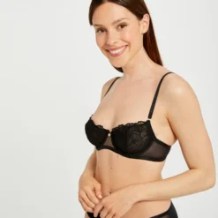 Soutien-gorge Armatures Noir Femme