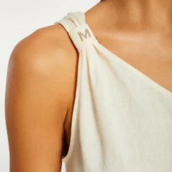 T-shirt à Manches Asymétriques Ecru Moyen Femme -Morgandetoi Boutique t shirt a manches asymetriques ecru moyen femme vue4 32536300939150213