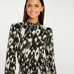 T-shirt à Manches Longues Multico Femme