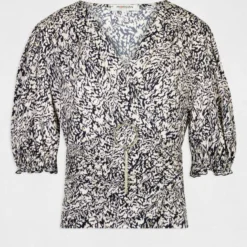 T-shirt Manches 3/4 Col Bijou Imprimé Multico Femme 8 T-shirt Manches 3/4 Col Bijou Imprimé Multico Femme -Morgandetoi Boutique t shirt manches 34 col bijou imprime multico femme vue3 32536300947150900