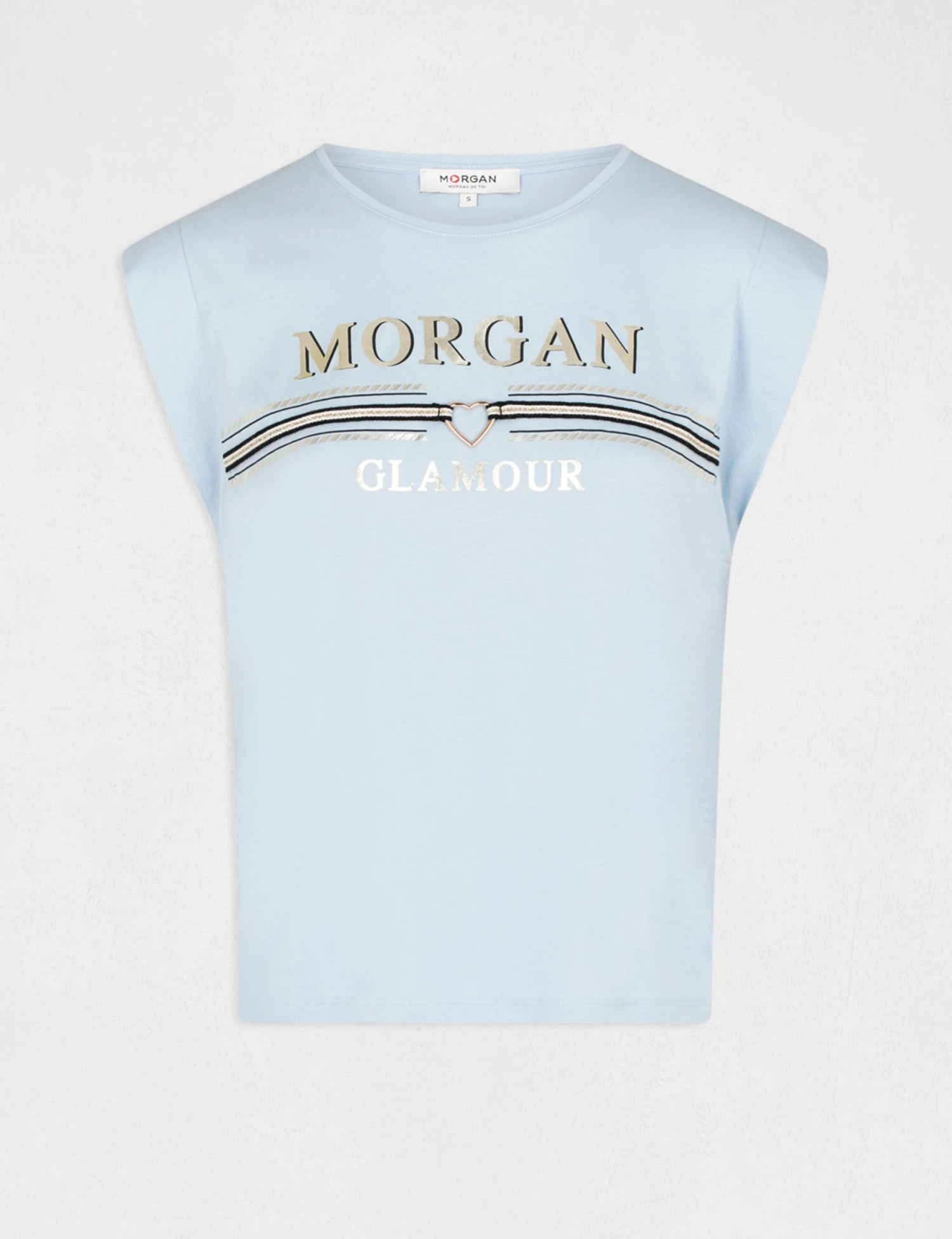 T-shirt Manches Courtes à Inscription Ciel Femme 4 T-shirt Manches Courtes à Inscription Ciel Femme – Image 4