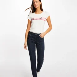 T-shirt Manches Courtes à Inscription Fuchsia Femme 7 T-shirt Manches Courtes à Inscription Fuchsia Femme -Morgandetoi Boutique t shirt manches courtes a inscription fuchsia femme vue5 32536300923750506