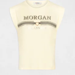 T-shirt Manches Courtes à Inscription Jaune Paille Femme 8 T-shirt Manches Courtes à Inscription Jaune Paille Femme -Morgandetoi Boutique t shirt manches courtes a inscription jaune paille femme vue3 32536300883890402