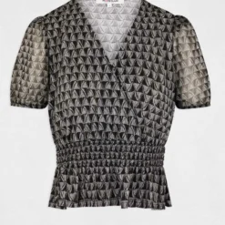 T-shirt Manches Courtes Ballons Imprimé Multico Femme -Morgandetoi Boutique t shirt manches courtes ballons imprime multico femme vue3 32536300958860900