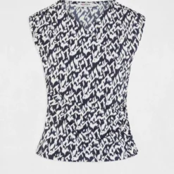 T-shirt Manches Courtes Imprimé Abstrait Multico Femme 8 T-shirt Manches Courtes Imprimé Abstrait Multico Femme -Morgandetoi Boutique t shirt manches courtes imprime abstrait multico femme vue3 32536300965060900