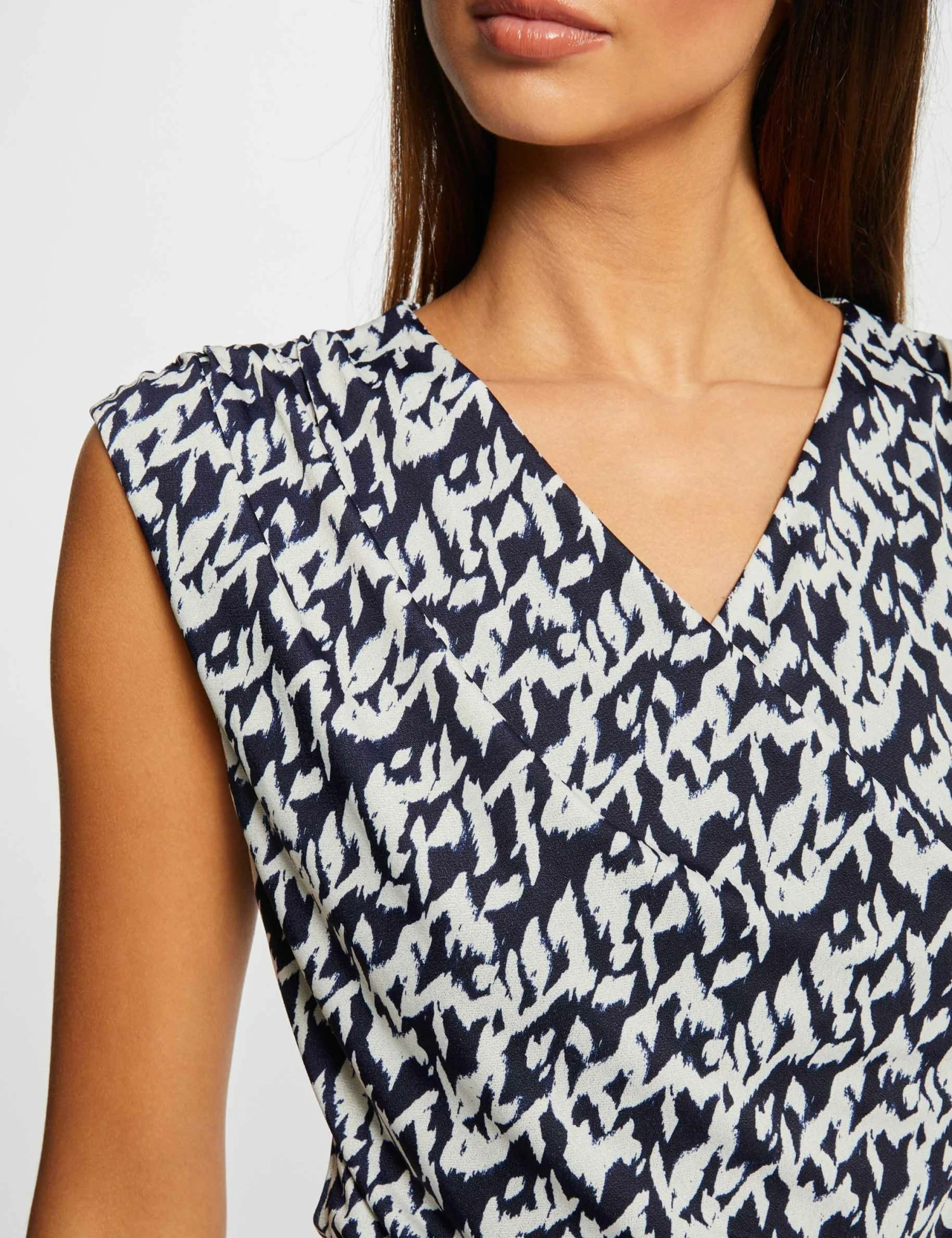 T-shirt Manches Courtes Imprimé Abstrait Multico Femme 5 T-shirt Manches Courtes Imprimé Abstrait Multico Femme – Image 5