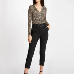 T-shirt Manches Longues Imprimé Multico Femme -Morgandetoi Boutique t shirt manches longues imprime multico femme vue5 32536300909510900