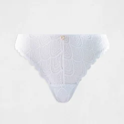 Tanga En Dentelle Blanc Femme -Morgandetoi Boutique tanga en dentelle blanc femme vue3 32536300958500200
