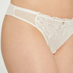 Tanga En Dentelle Ivoire Femme -Morgandetoi Boutique tanga en dentelle ivoire femme vue4 32536300958730203